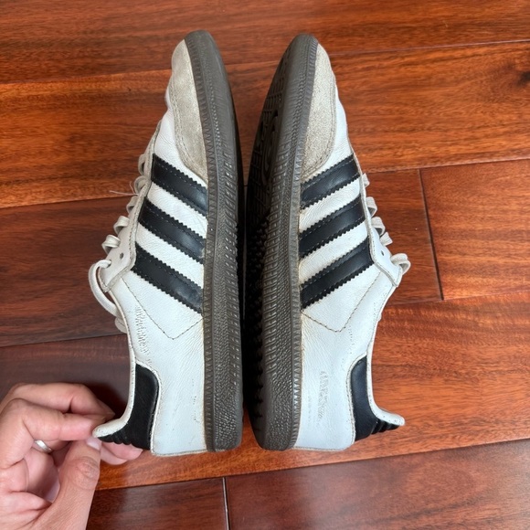 Adidas Samba Shoes in Black, White, and Gray size 2 - Picture 4 of 10
